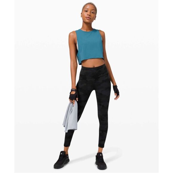 Lululemon Wunder Train High-Rise Tight 25" Heritage 365 Camo Deep Coal Multi 8 - Picture 1 of 10